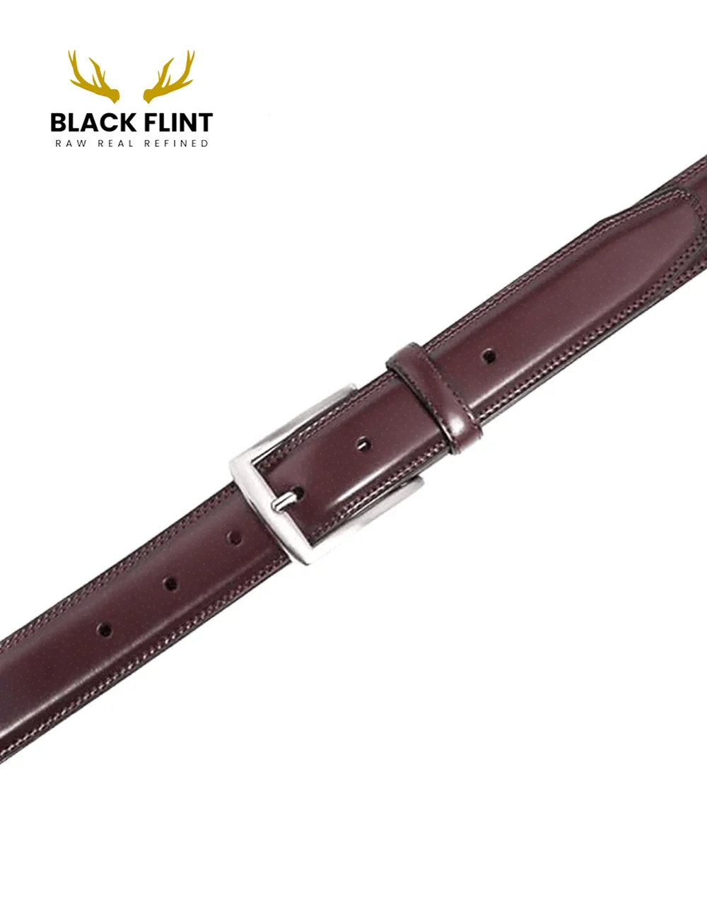 Classic Rexine Dress Belt with Silver Buckle - Image 11