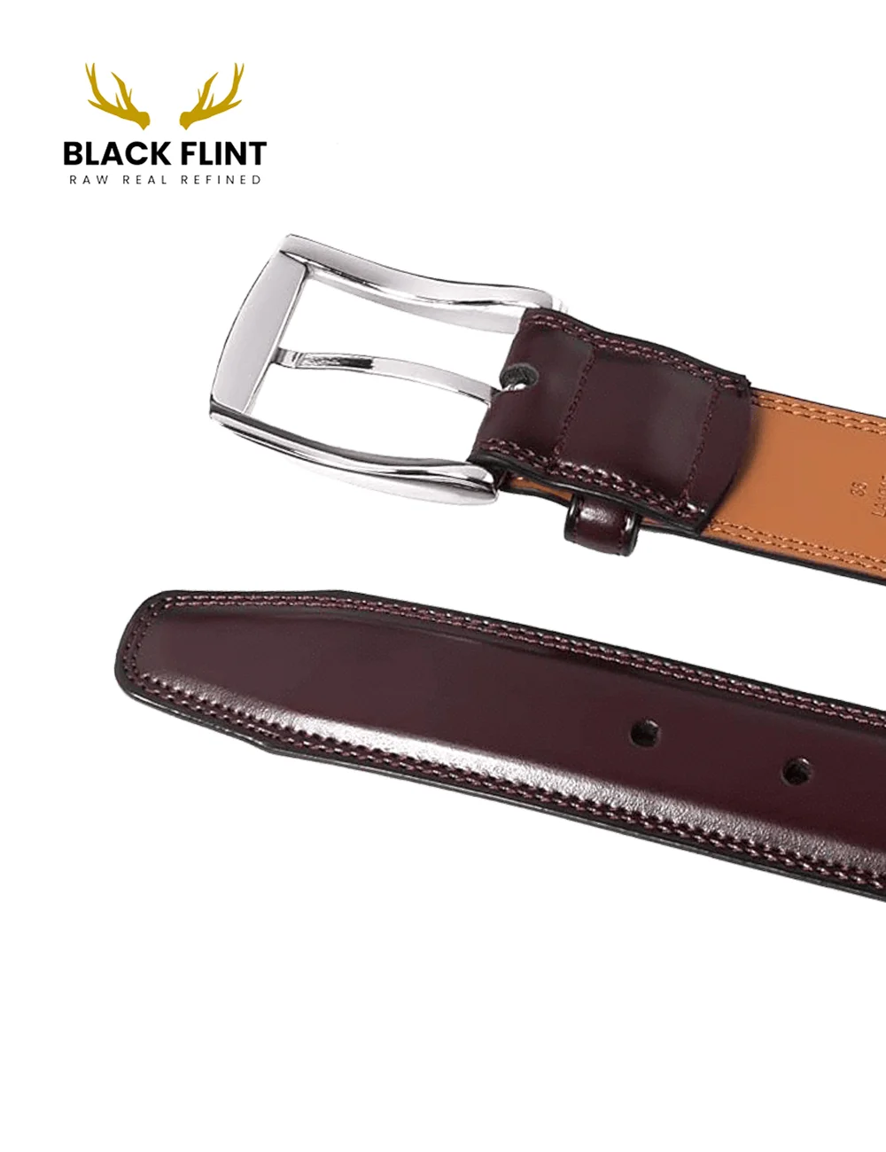 Classic Rexine Dress Belt with Silver Buckle - Image 12