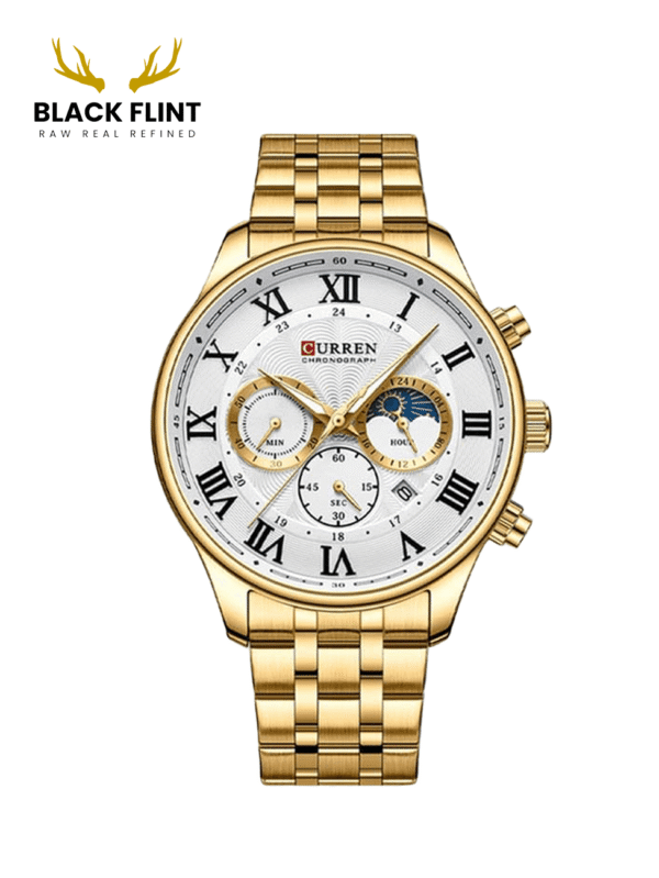 CURREN 8427 Men's Chronograph Watch - Golden