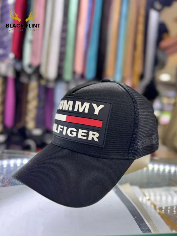 Tommy Hilfiger Cotton Caps - Black