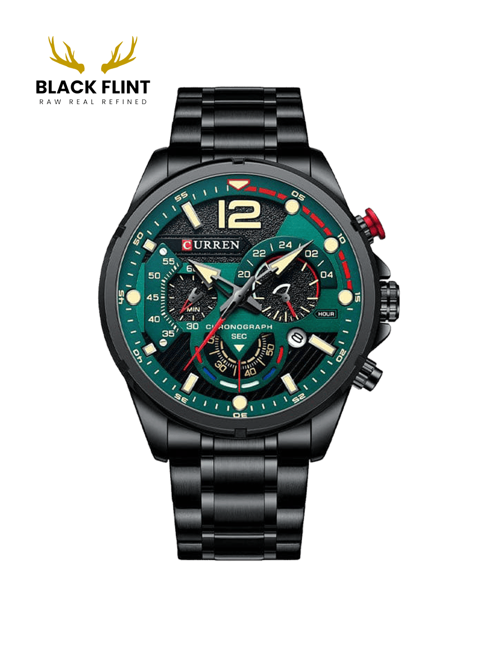 CURREN 8395 Men's Stainless Steel Watch - Image 2