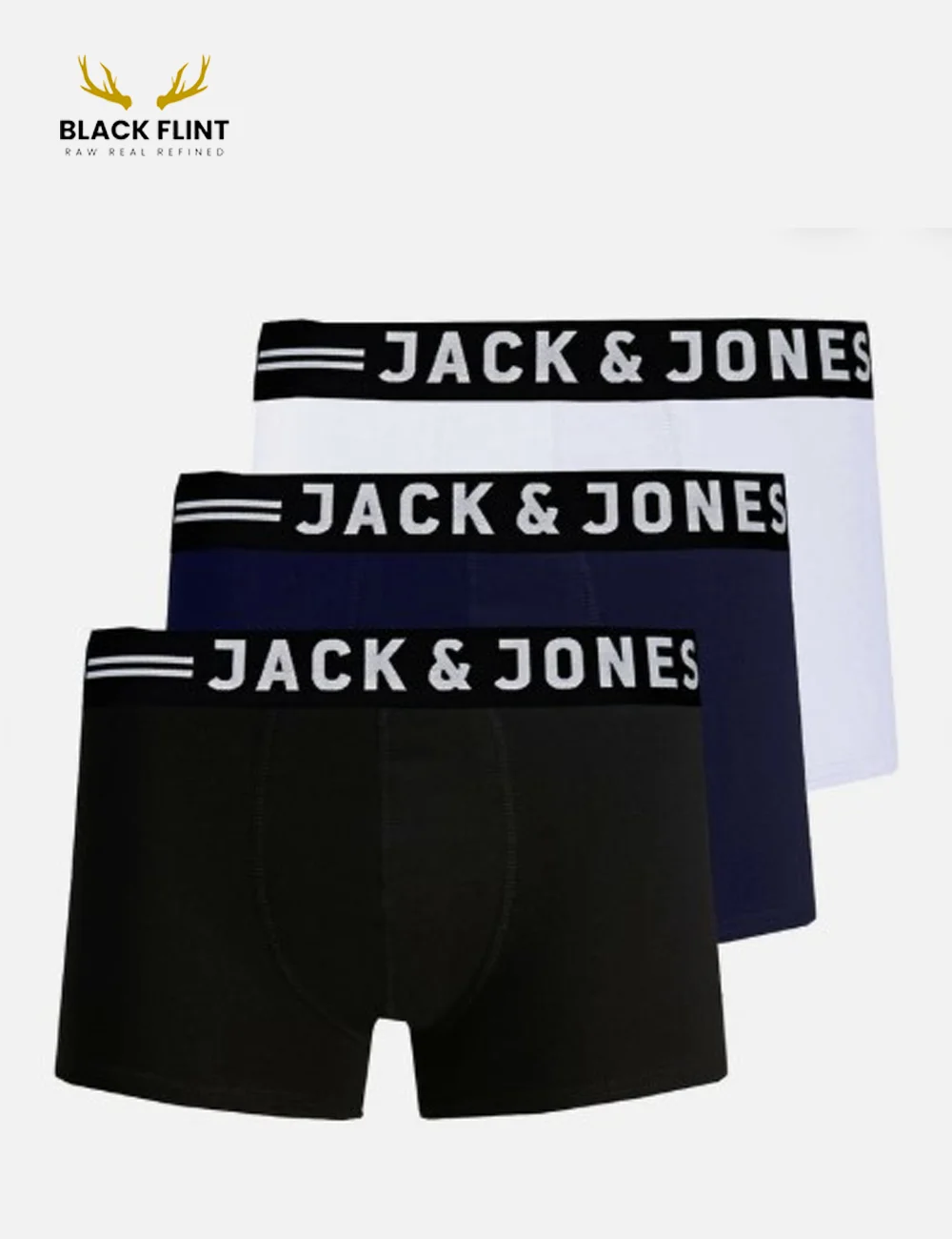 Jack & Jones 3-Pack Trunks Stretch Cotton Boxer - Image 2