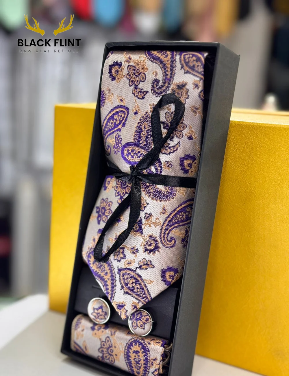 Elegant Designs Tie Gift Set with Matching Cufflinks - Image 37