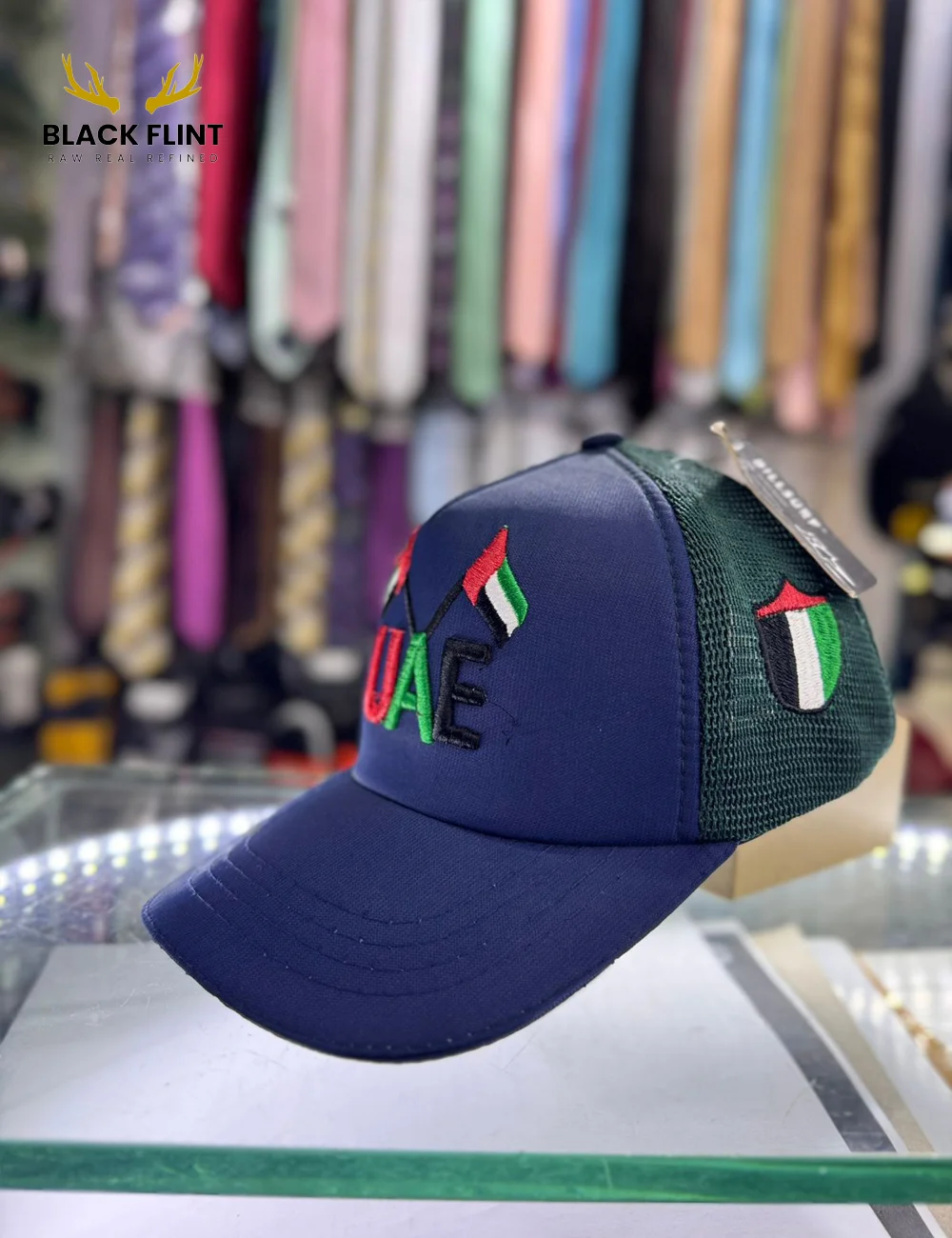 Embroidered Cap Premium Cotton Mesh Design