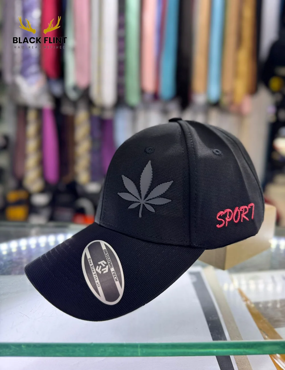 Sports Cap Embroidered Logo Design - Image 9