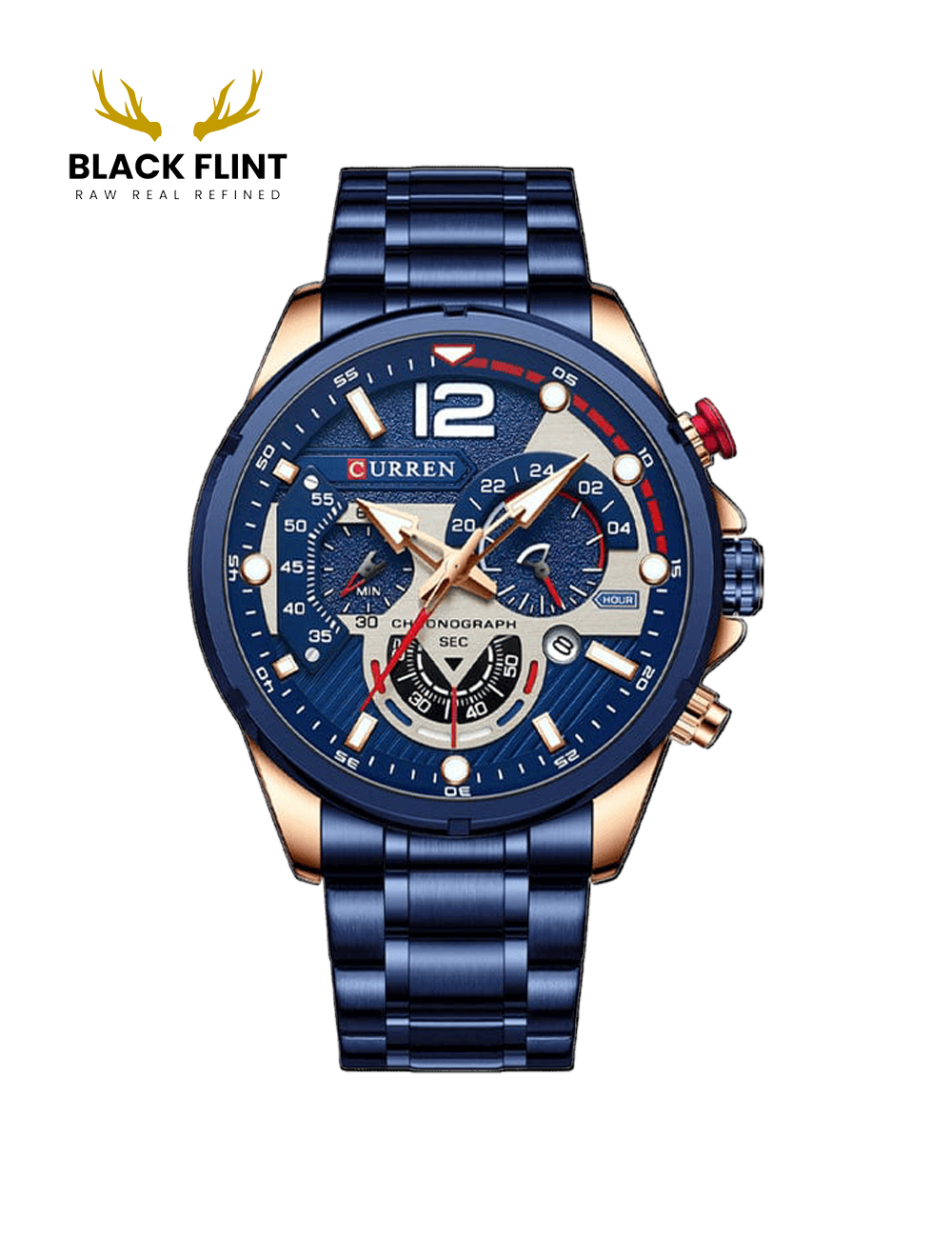 CURREN 8395 Men's Stainless Steel Watch - Image 5