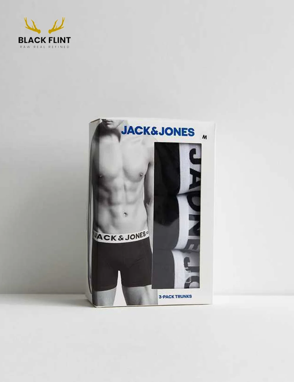 Jack & Jones 3-Pack Trunks Stretch Cotton Boxer