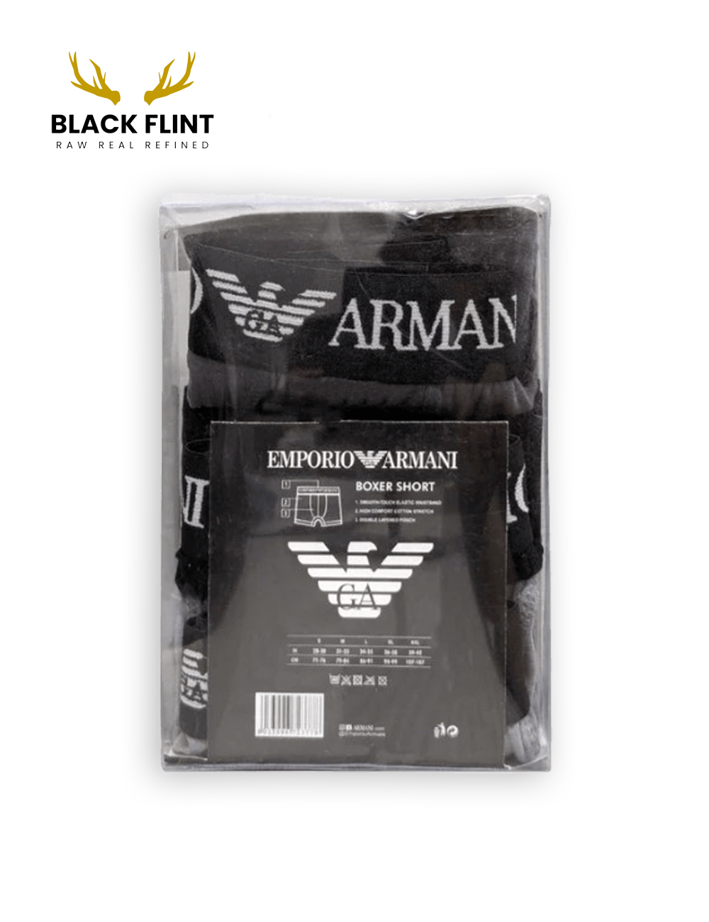 Emporio Armani 3-Pack Stretch Cotton Underwear - Image 2