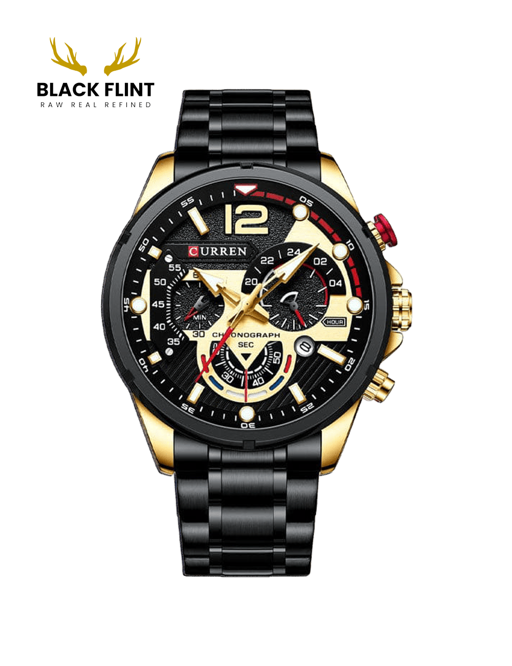 CURREN 8395 Men's Stainless Steel Watch - Image 4