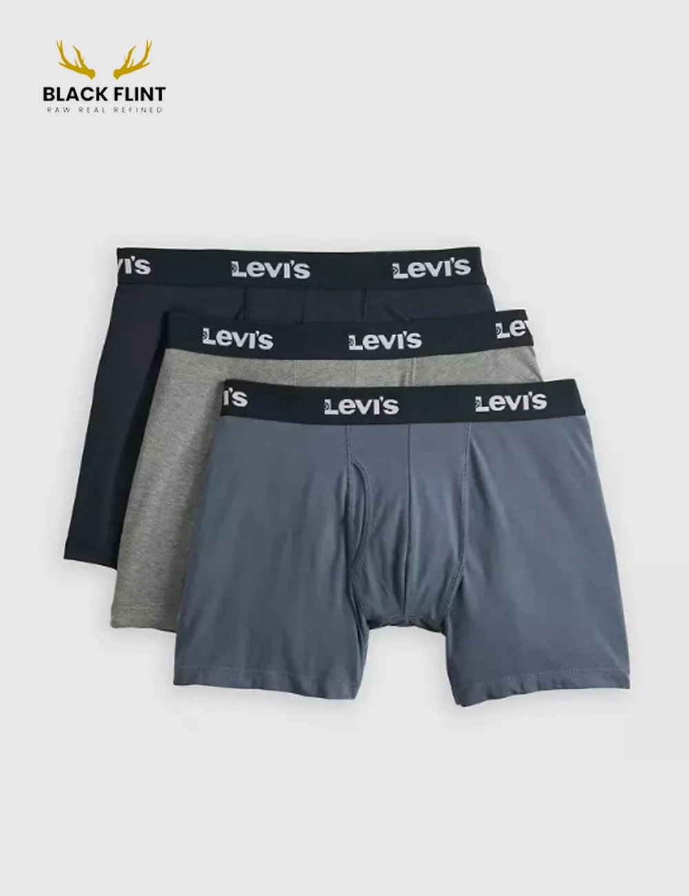 Levi’s 3-Pack Boxer Briefs Supportive Stretch Cotton - Image 2
