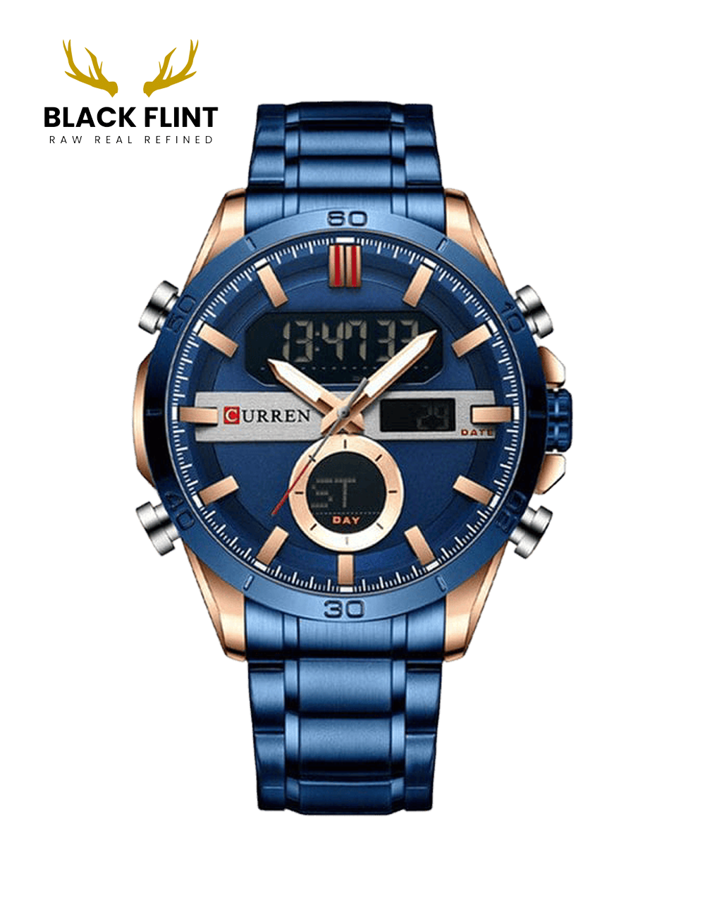 CURREN 8384 Men's Stainless Steel Watch