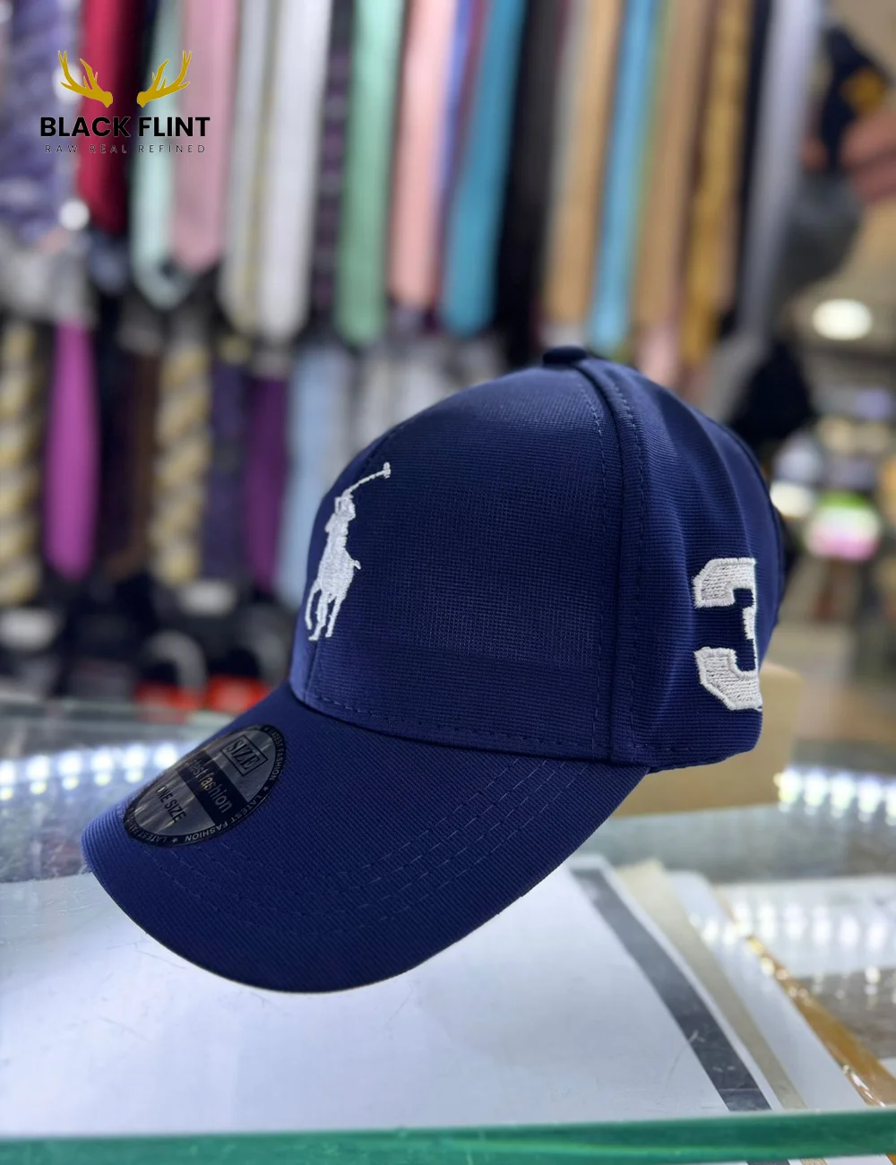 Embroidered Cap Premium Cotton Mesh Design - Image 2