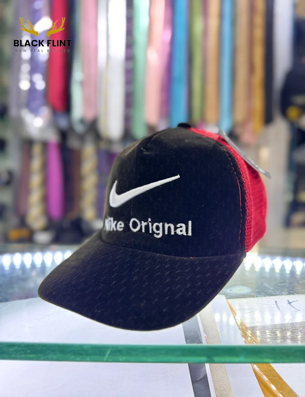 Pulse Embroidered Cap Stylish Mesh Back