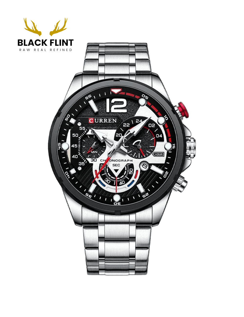 CURREN 8395 Men's Stainless Steel Watch