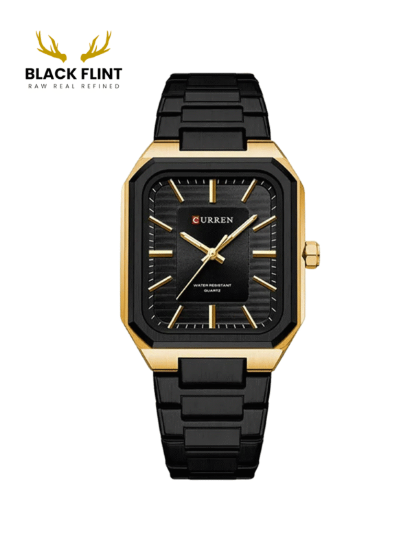 CURREN 8457 Men's Stainless Steel Watch - Black