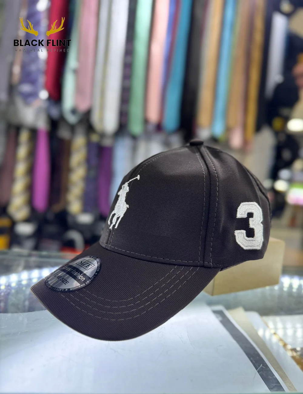 Sports Cap Embroidered Logo Design - Image 2