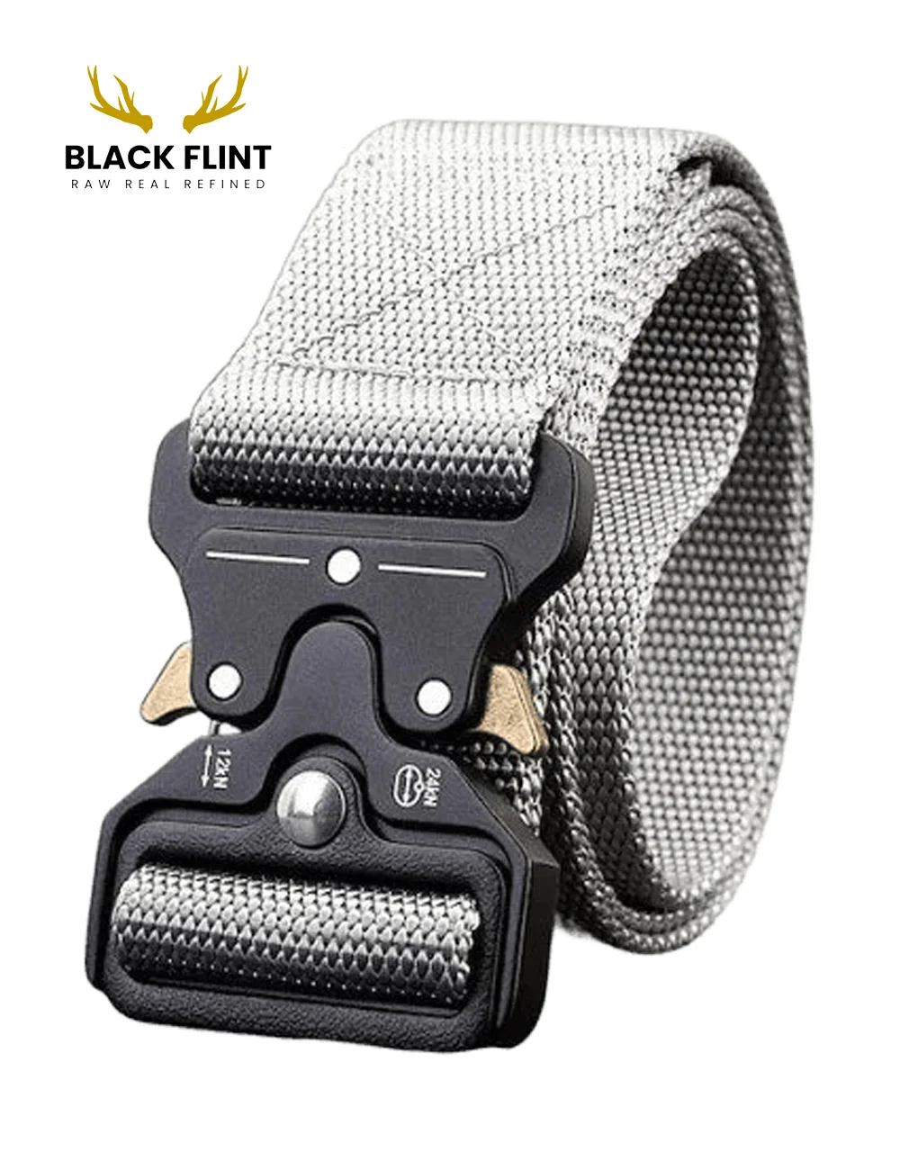 Tactical Military-Style Nylon Belt with Quick-Release Buckle - Image 5