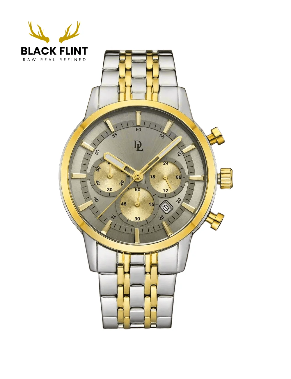 De Lawrence Royal King Chronograph Stainless Steel Watches For Men’s - Image 6