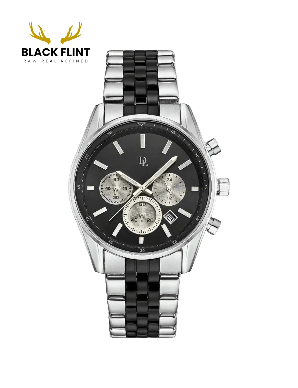 De Lawrence Royal King Chronograph Stainless Steel Watches For Men’s