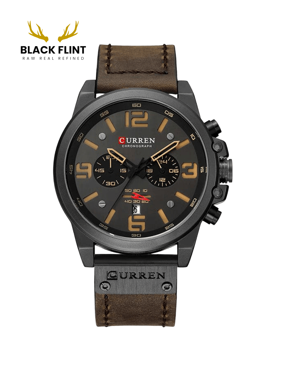 CURREN 8314 Men's Leather Straps Watch