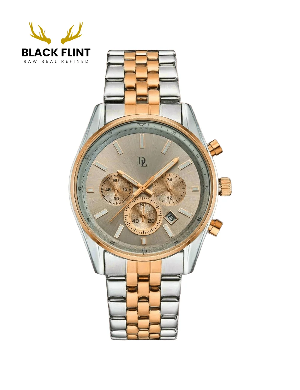 De Lawrence Royal King Chronograph Stainless Steel Watches For Men’s - Image 14