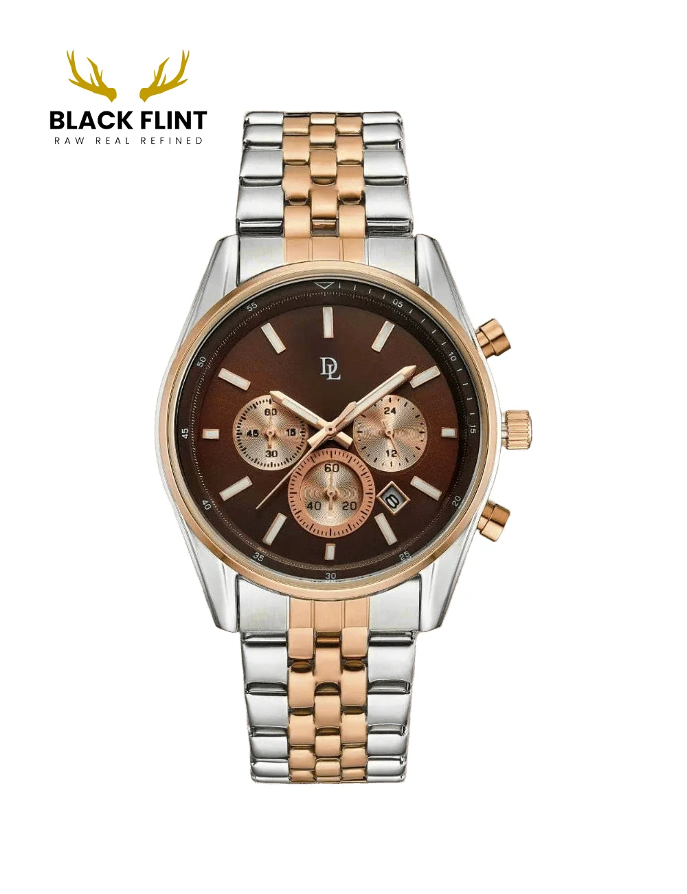 De Lawrence Royal King Chronograph Stainless Steel Watches For Men’s - Image 13