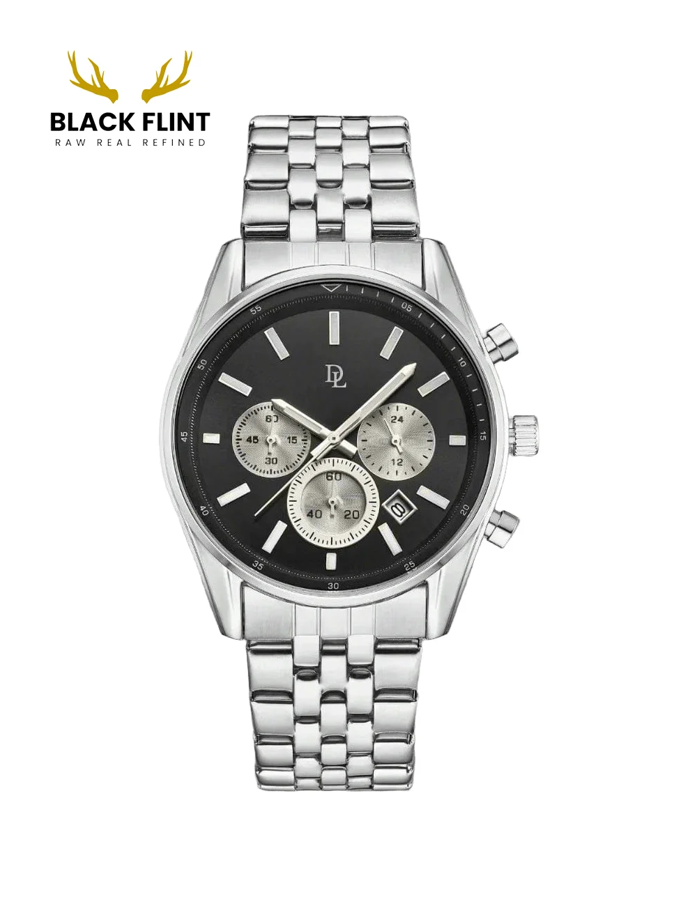 De Lawrence Royal King Chronograph Stainless Steel Watches For Men’s - Image 12