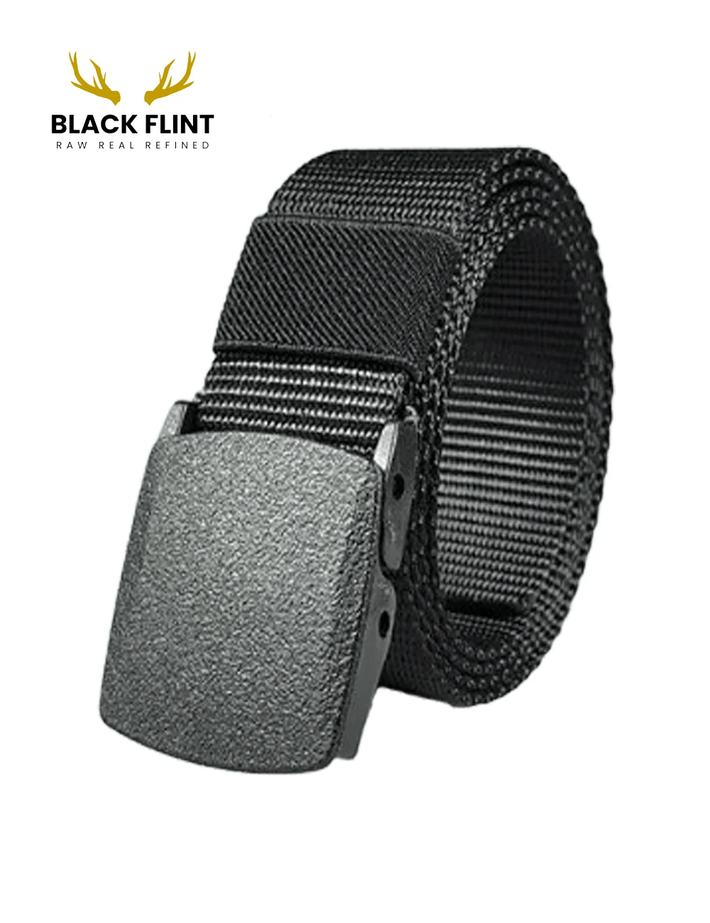 Tactical Nylon Belt with Durable Metal Buckle