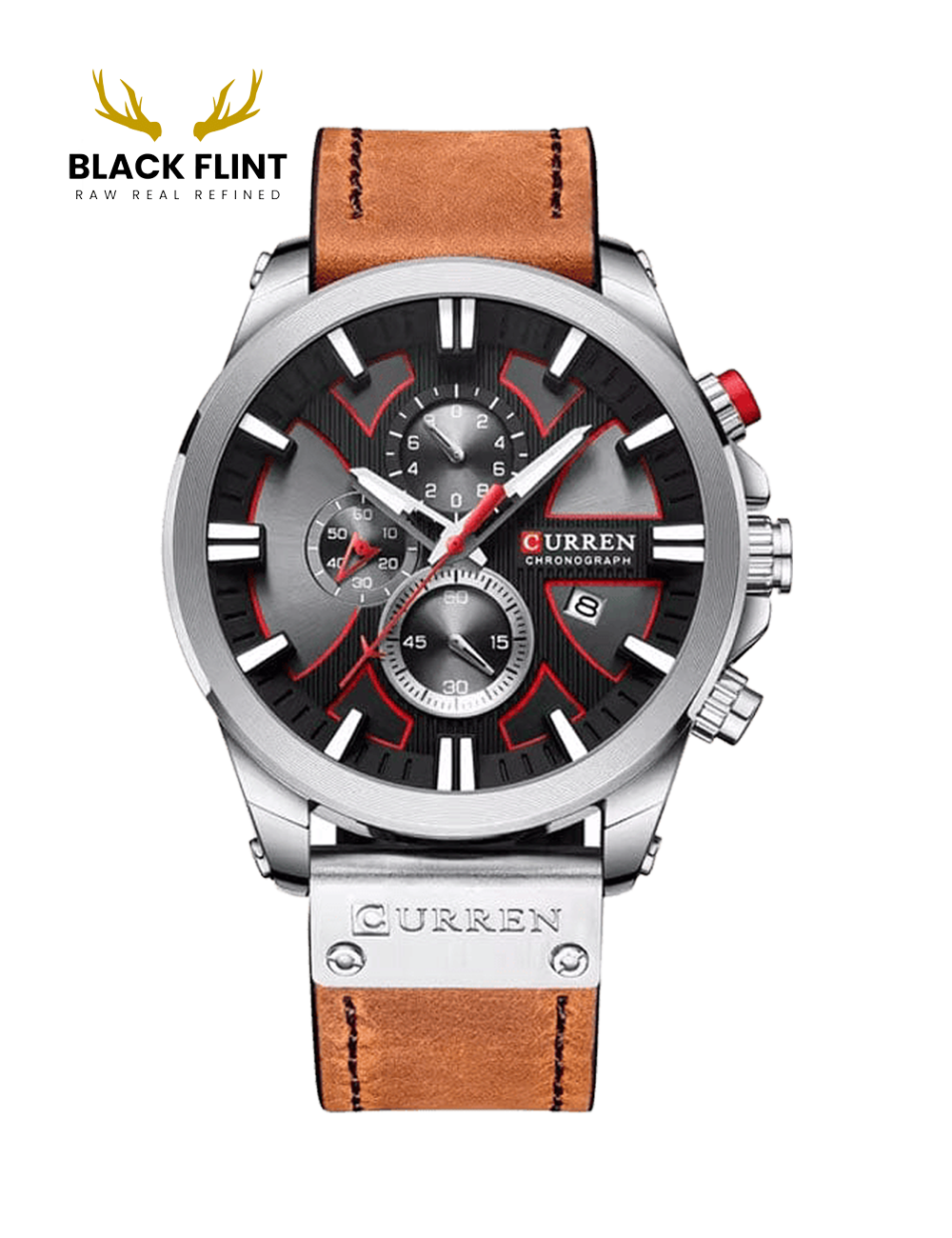 CURREN 8346 Men's Leather Straps Watch