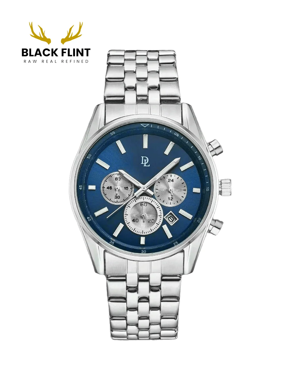 De Lawrence Royal King Chronograph Stainless Steel Watches For Men’s - Image 10